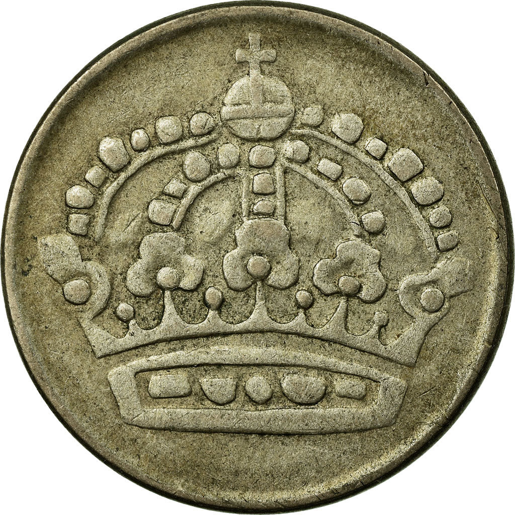 Münze, Schweden, Gustaf VI, 50 Öre, 1956, SS, Silber, KM:825