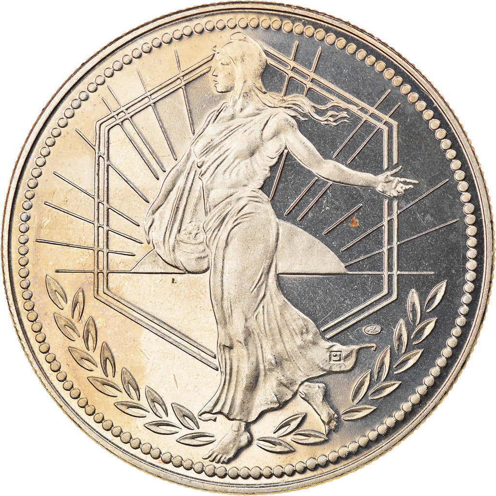 France, Medal, L'Europe, La Semeuse, Politics, Society, War, 2000, MS(65-70)