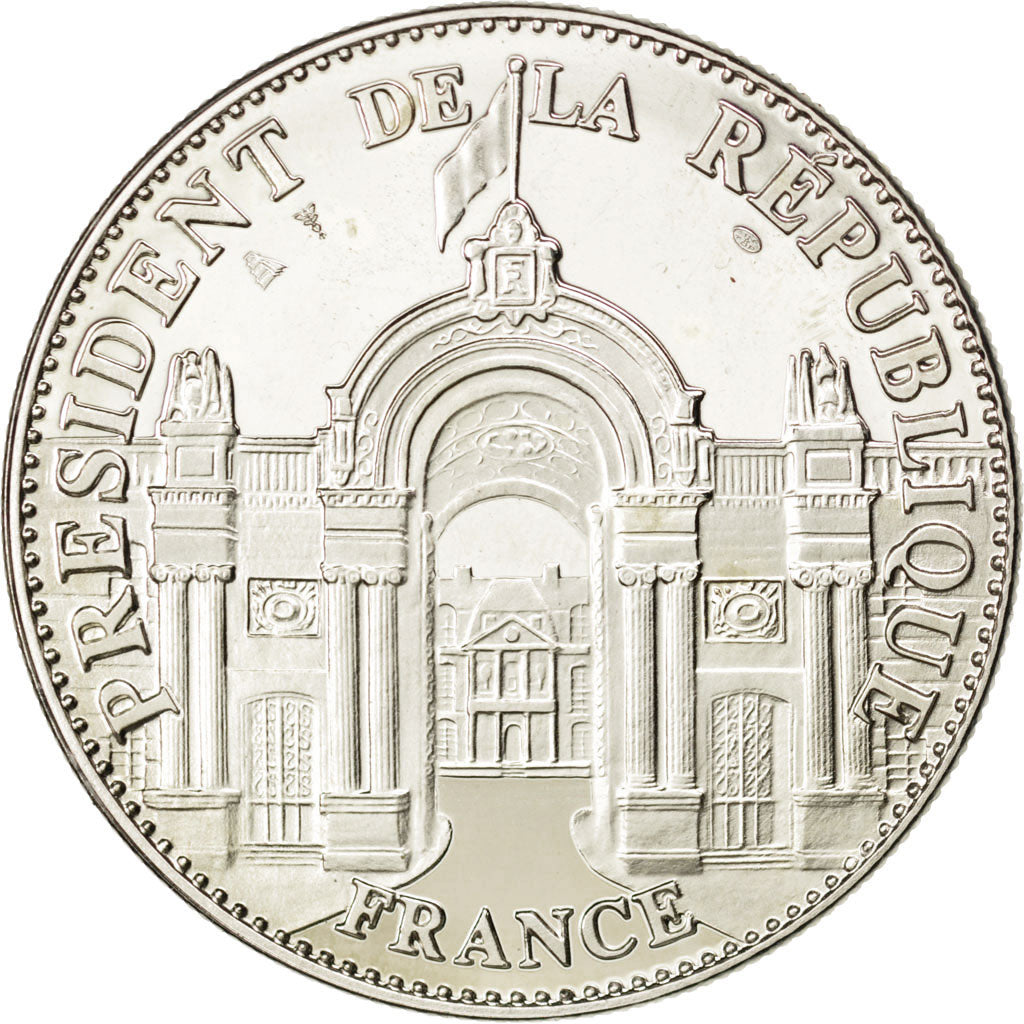 France, Medal, French Fifth Republic, History, MS(63), Nickel