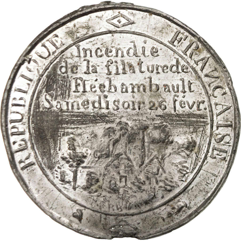 France, Medal, French Second Republic, History, TTB+, Tin