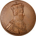 Francja, medal, Karol X, Sacre à Reims, 1825, Brązowy, Gatteaux, MS(63)