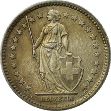 Coin, Switzerland, 2 Francs, 1957, Bern, EF(40-45), Silver, KM:21