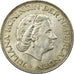 Coin, Netherlands, Juliana, 2-1/2 Gulden, 1961, EF(40-45), Silver, KM:185