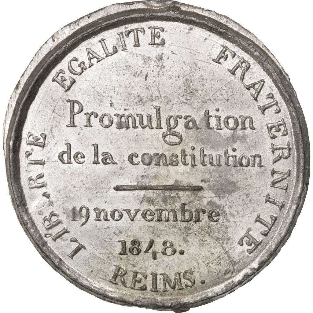 Frankreich, Medal, French Second Republic, Politics, Society, War, SS+, Tin