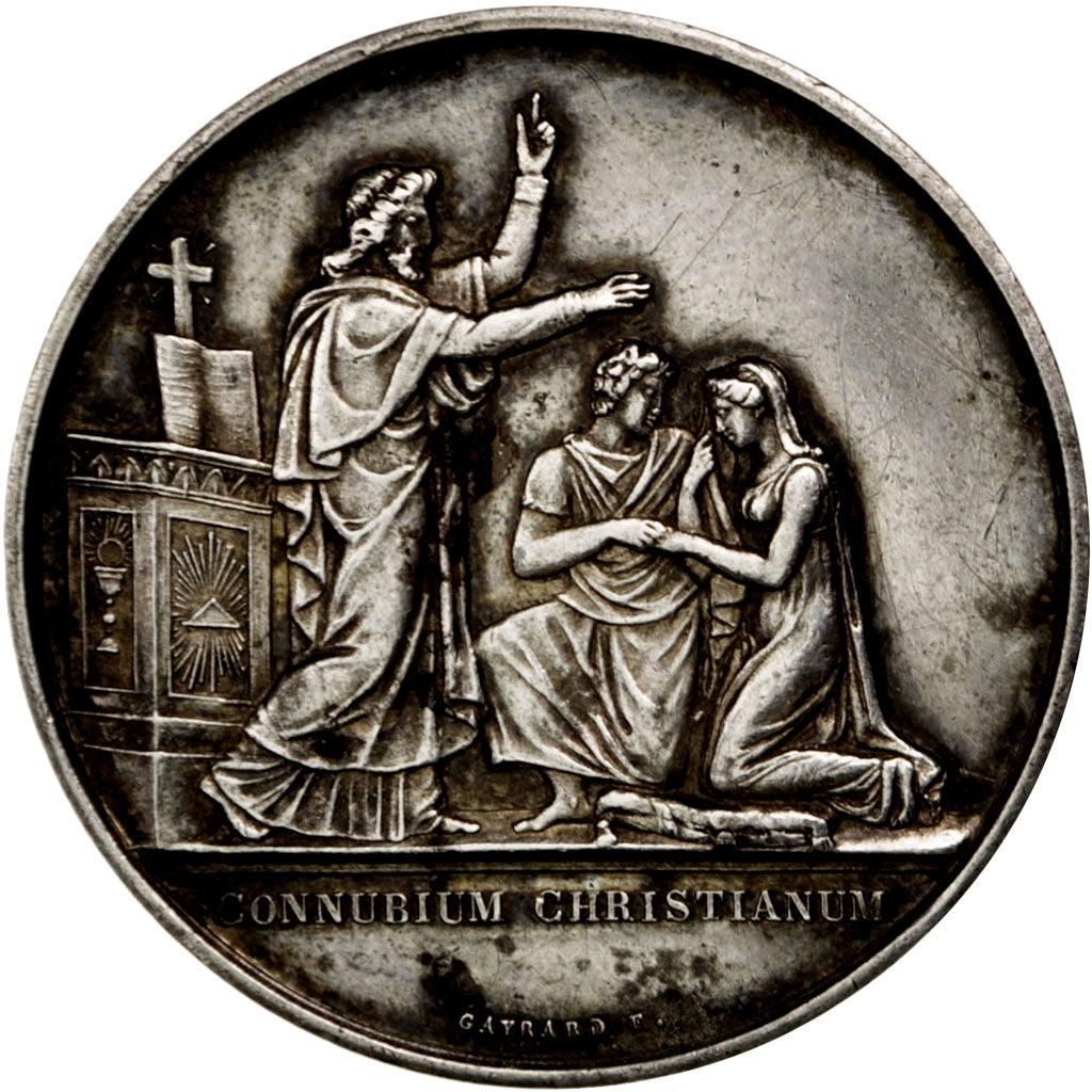 France, Medal, French Third Republic, Religions & beliefs, Gayrard, AU(50-53)