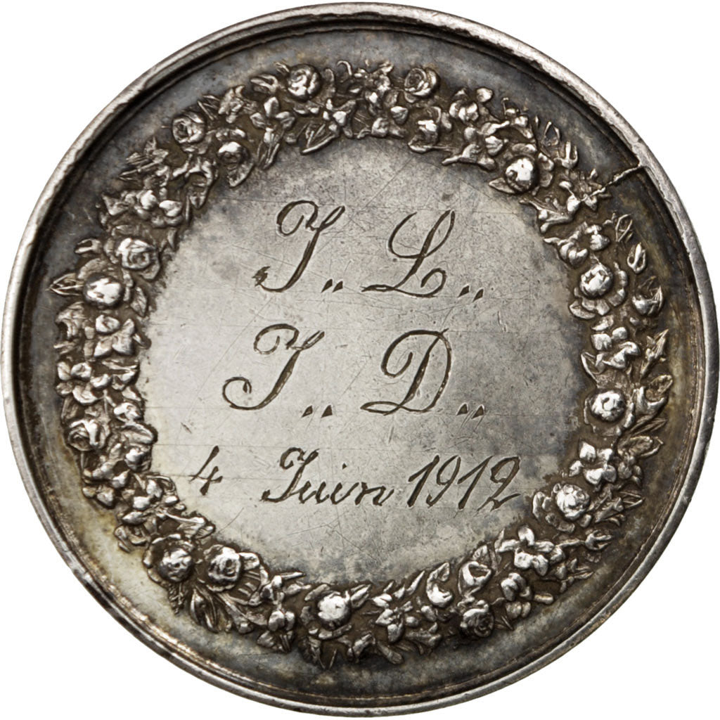 France, Medal, French Third Republic, Religions & beliefs, Gayrard, AU(50-53)