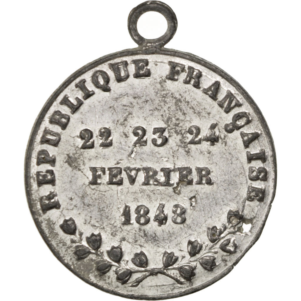 Frankrijk, Medal, French Second Republic, Politics, Society, War, ZF+, Tin