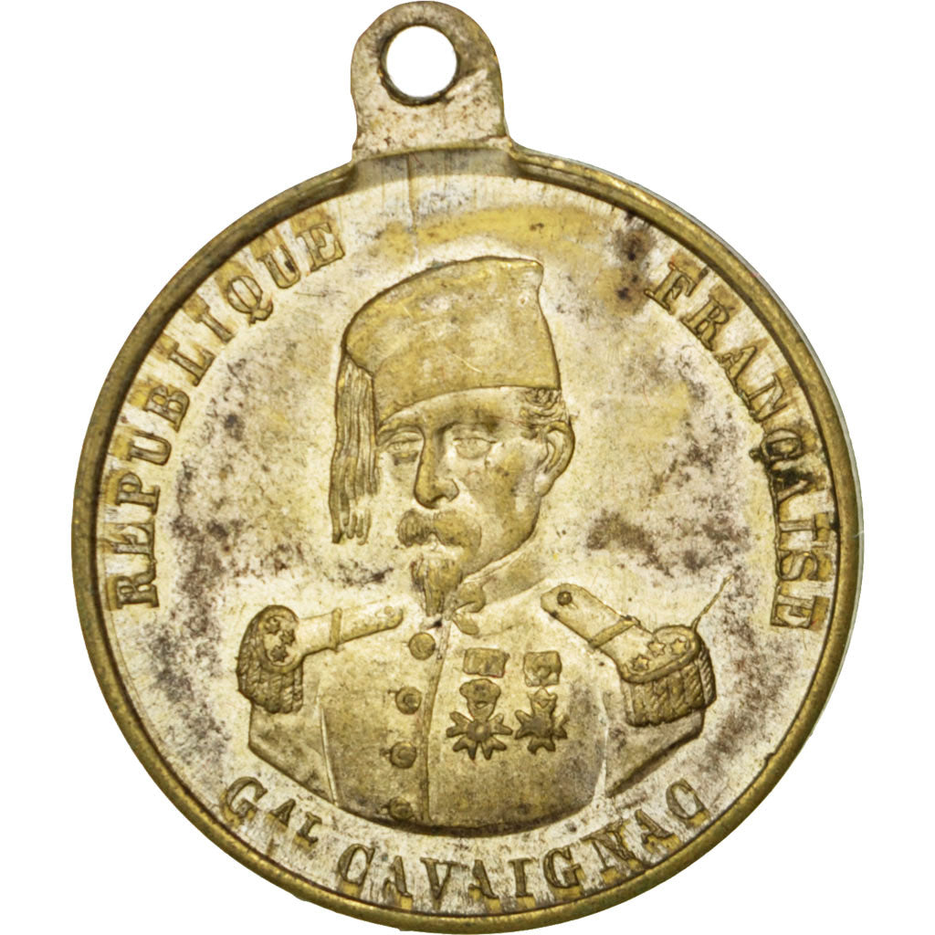 France, Medal, French Second Republic, History, SUP, Cuivre