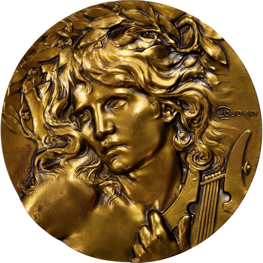 Francja, Medal, Piąta Republika Francuska, Sztuka i Kultura, AU(50-53), Bronze