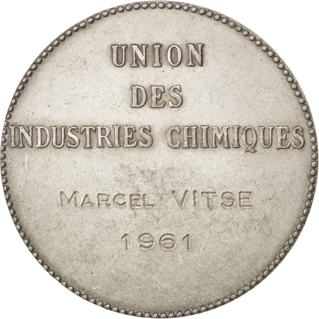France, Medal, French Fifth Republic, Sciences & Technologies, EF(40-45), Silver