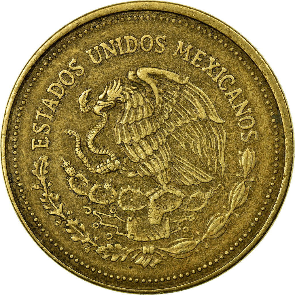 Moneta, Mexico, 1000 Pesos, 1988, Mexico City, VF(30-35), Aluminium-Brąz
