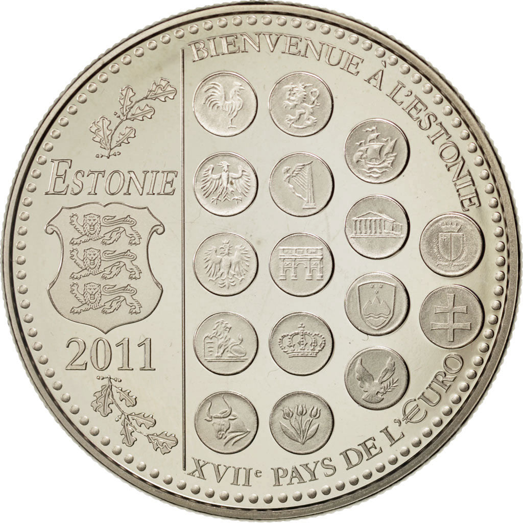 France, Medal, The Fifth Republic, Politics, Society, War, MS(65-70), Nickel