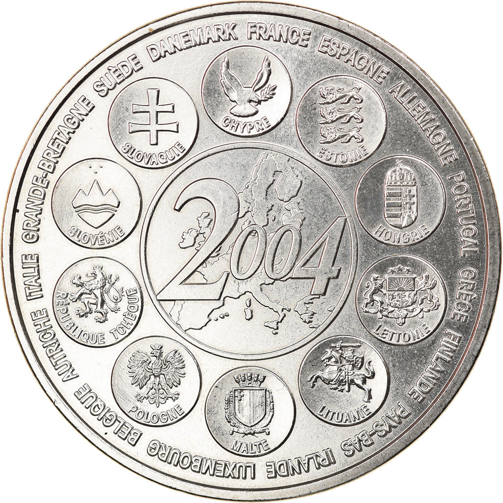 France, Medal, L'Europe des XXV, Essai, Politics, Society, War, 2004, MS(65-70)