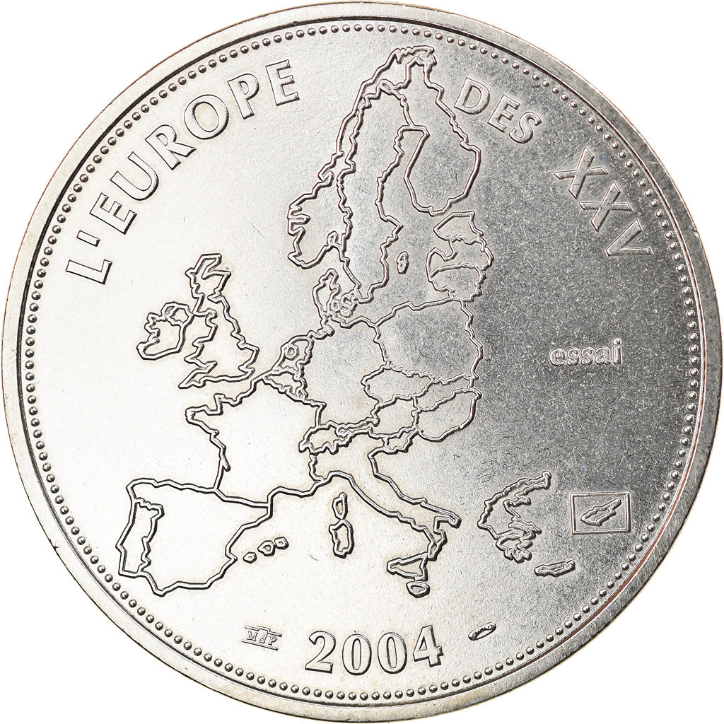 France, Medal, L'Europe des XXV, Essai, Politics, Society, War, 2004, MS(65-70)