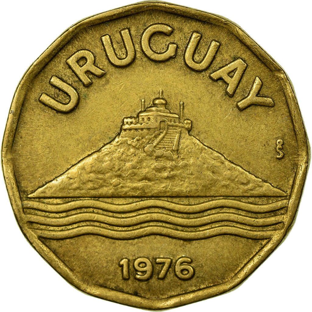 Monnaie, Uruguay, 20 Centesimos, 1976, Santiago, TTB, Aluminum-Bronze, KM:67