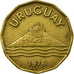 Moneta, Urugwaj, 20 Centesimos, 1976, Santiago, EF(40-45), Aluminium-Brąz