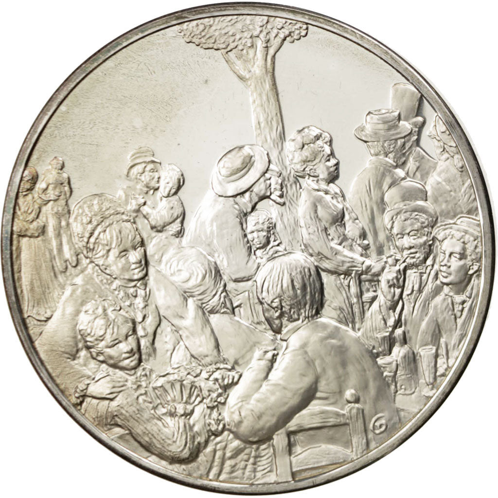 Frankrijk, Medal, French Fifth Republic, Arts & Culture, PR+, Zilver