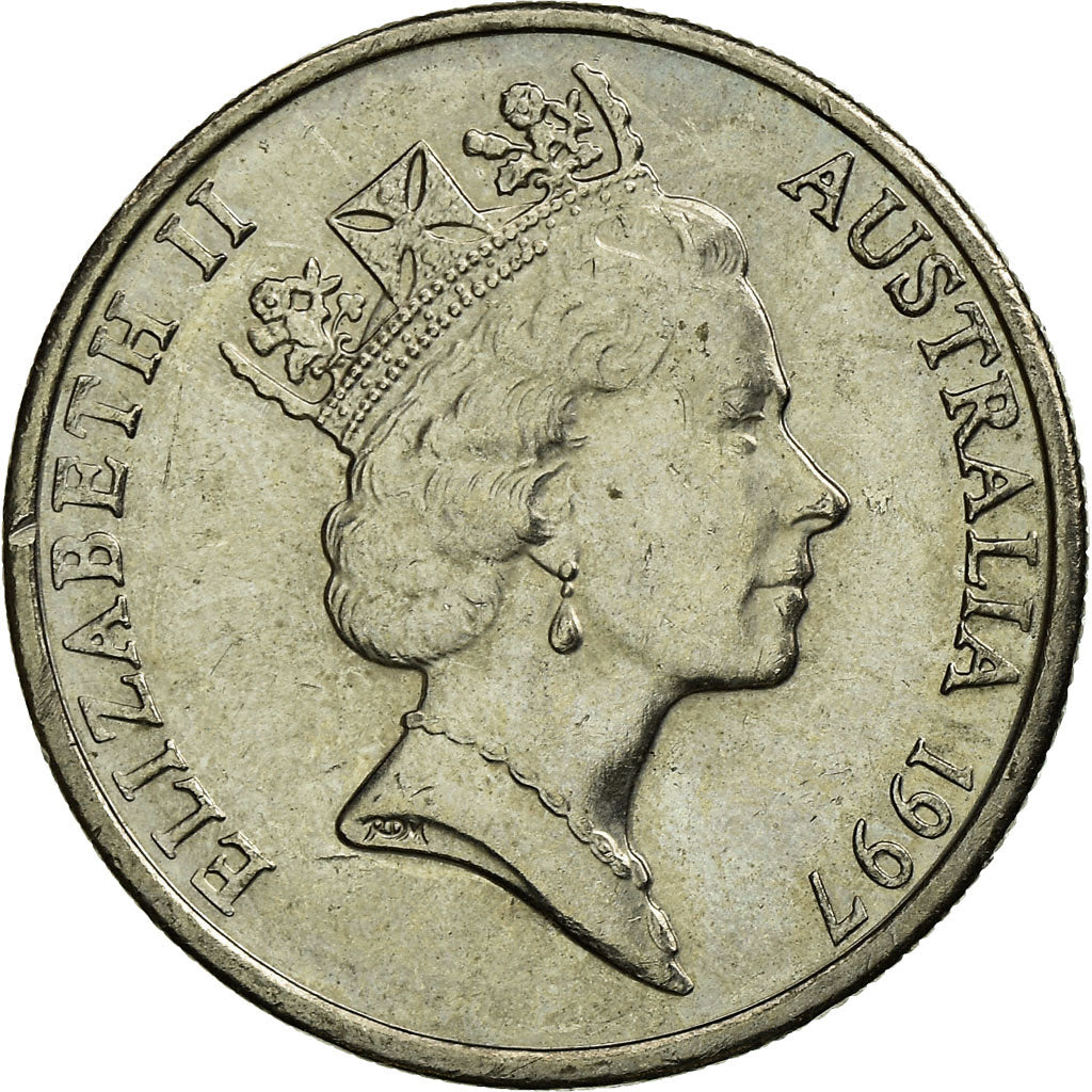 Coin, Australia, Elizabeth II, 5 Cents, 1997, EF(40-45), Copper-nickel, KM:80