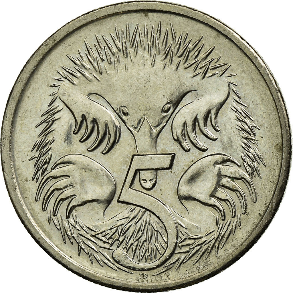 Coin, Australia, Elizabeth II, 5 Cents, 1997, EF(40-45), Copper-nickel, KM:80
