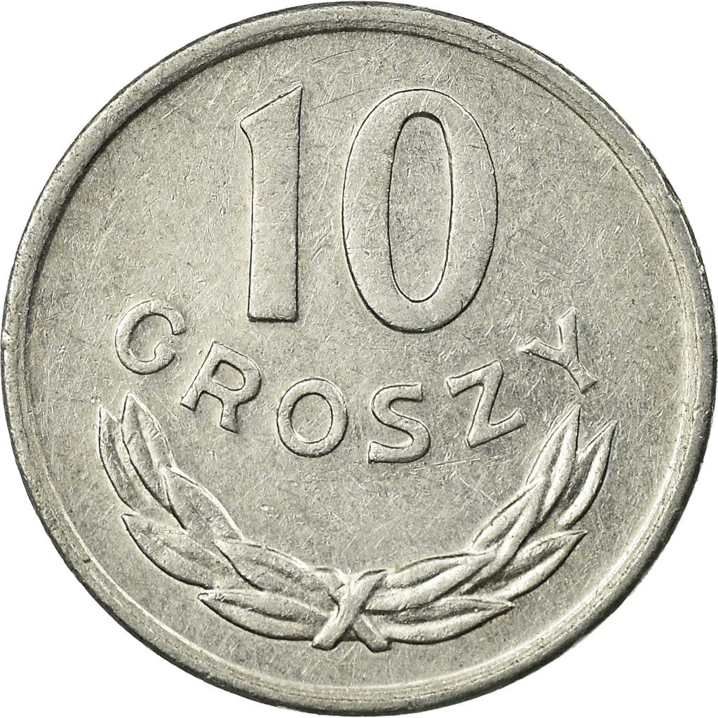 Münze, Polen, 10 Groszy, 1983, Warsaw, SS, Aluminium, KM:AA47