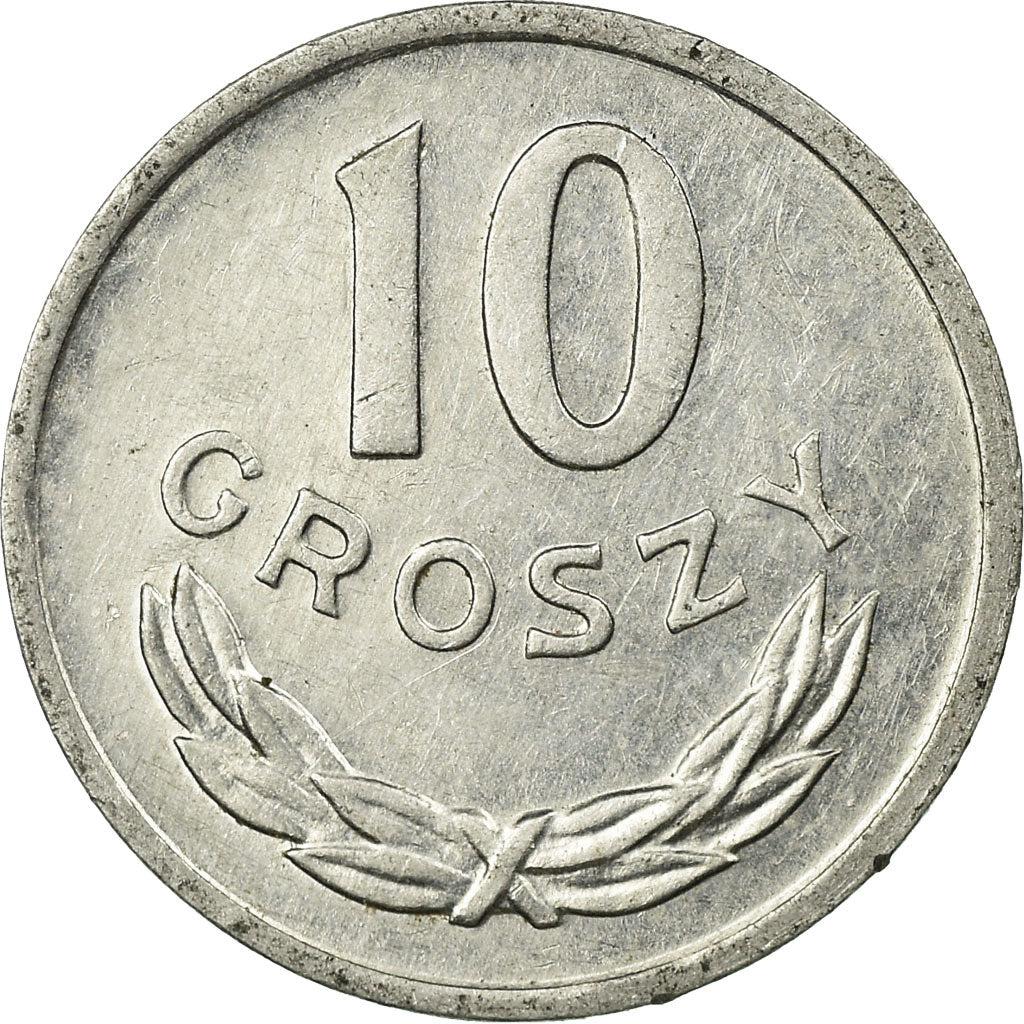 Moneta, Polska, 10 Groszy, 1983, Warsaw, EF(40-45), Aluminium, KM:AA47