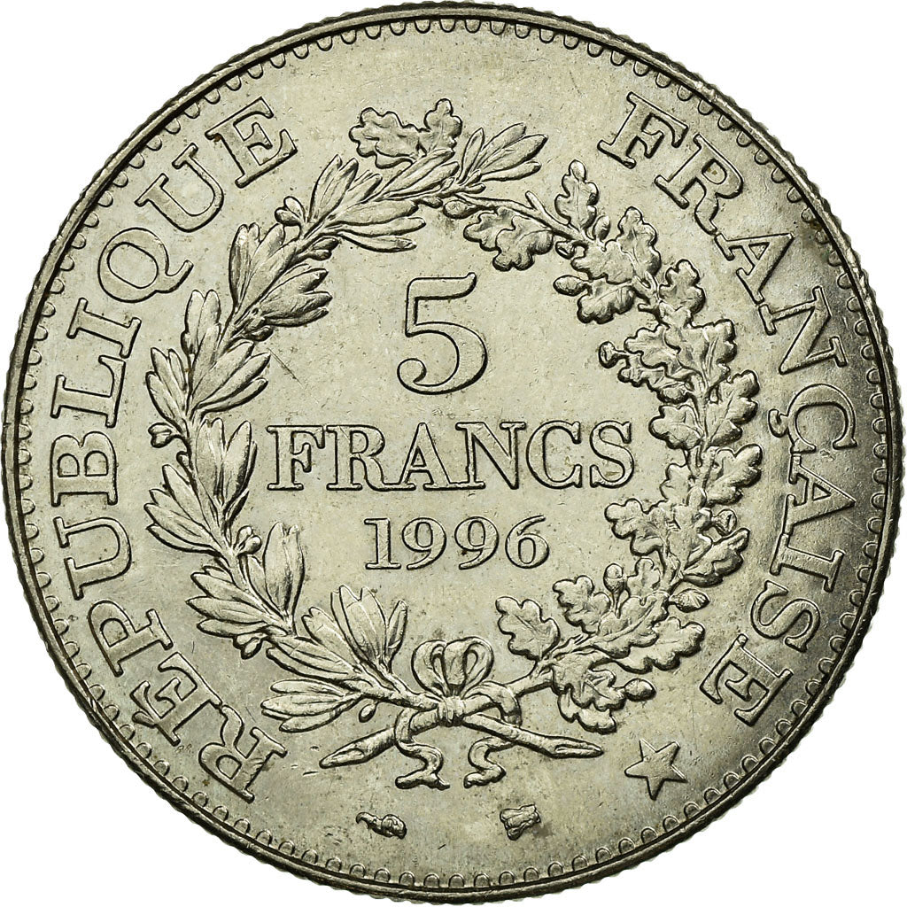 Monnaie, France, Hercule, 5 Francs, 1996, Paris, TTB, Nickel, Gadoury:777