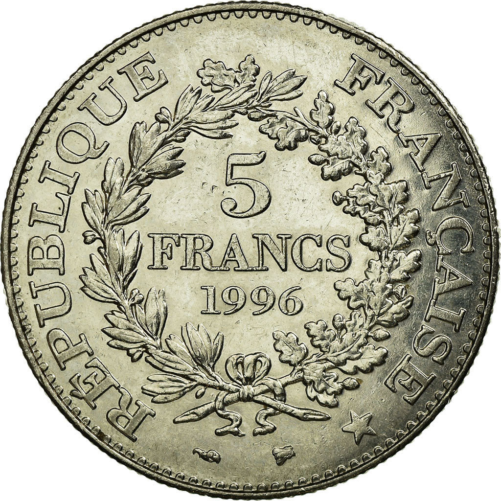 Monnaie, France, Hercule, 5 Francs, 1996, Paris, TTB, Nickel, Gadoury:777