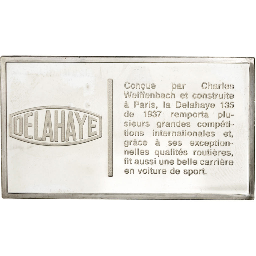 France, Medal, French Fifth Republic, Automobile, MS(60-62), Silver