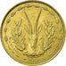 Münze, West African States, 5 Francs, 2008, SS, Aluminum-Nickel-Bronze, KM:2a