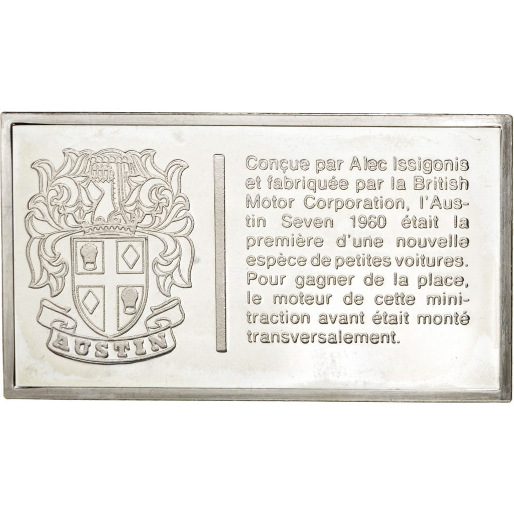 France, Medal, French Fifth Republic, Automobile, MS(60-62), Silver