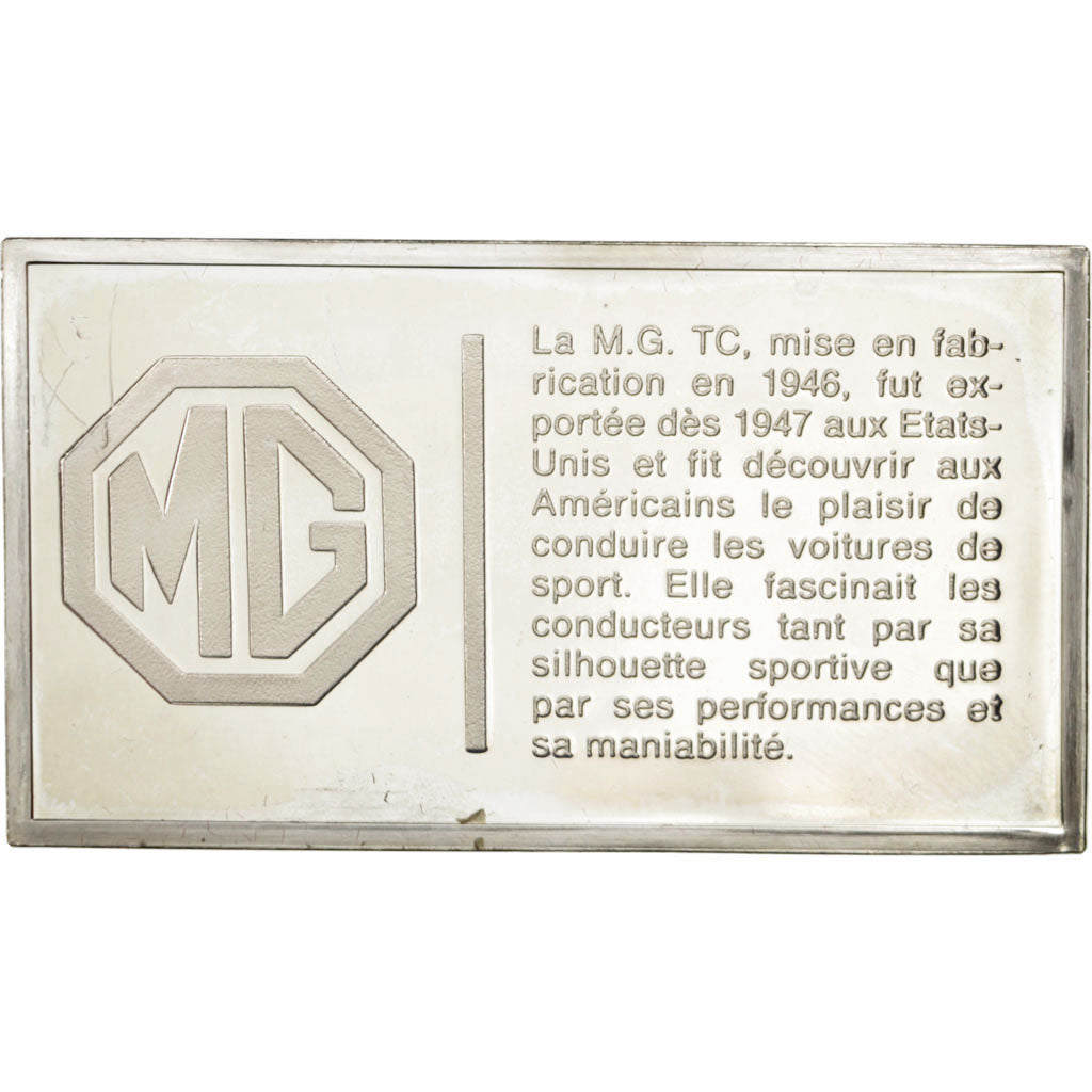 Frankrijk, Medal, French Fifth Republic, Automobile, PR+, Zilver