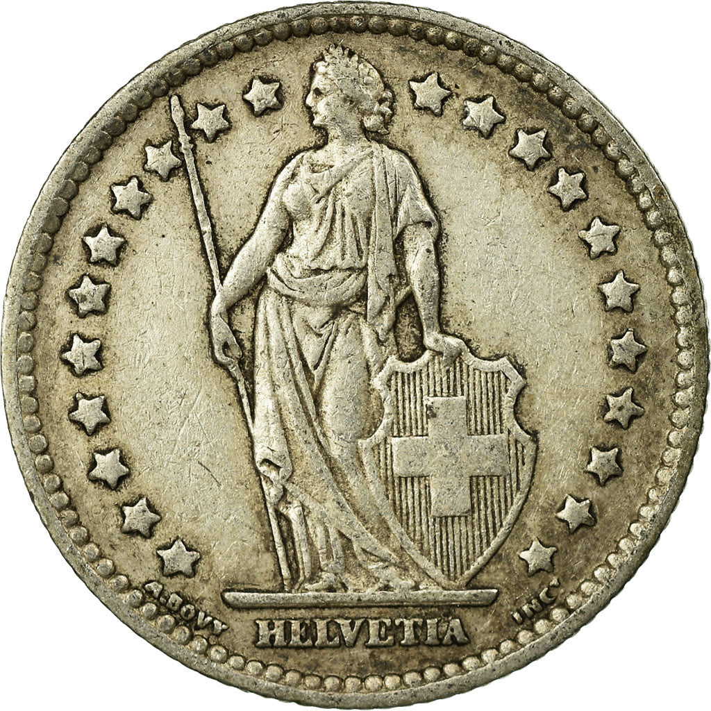 Coin, Switzerland, Franc, 1931, Bern, EF(40-45), Silver, KM:24