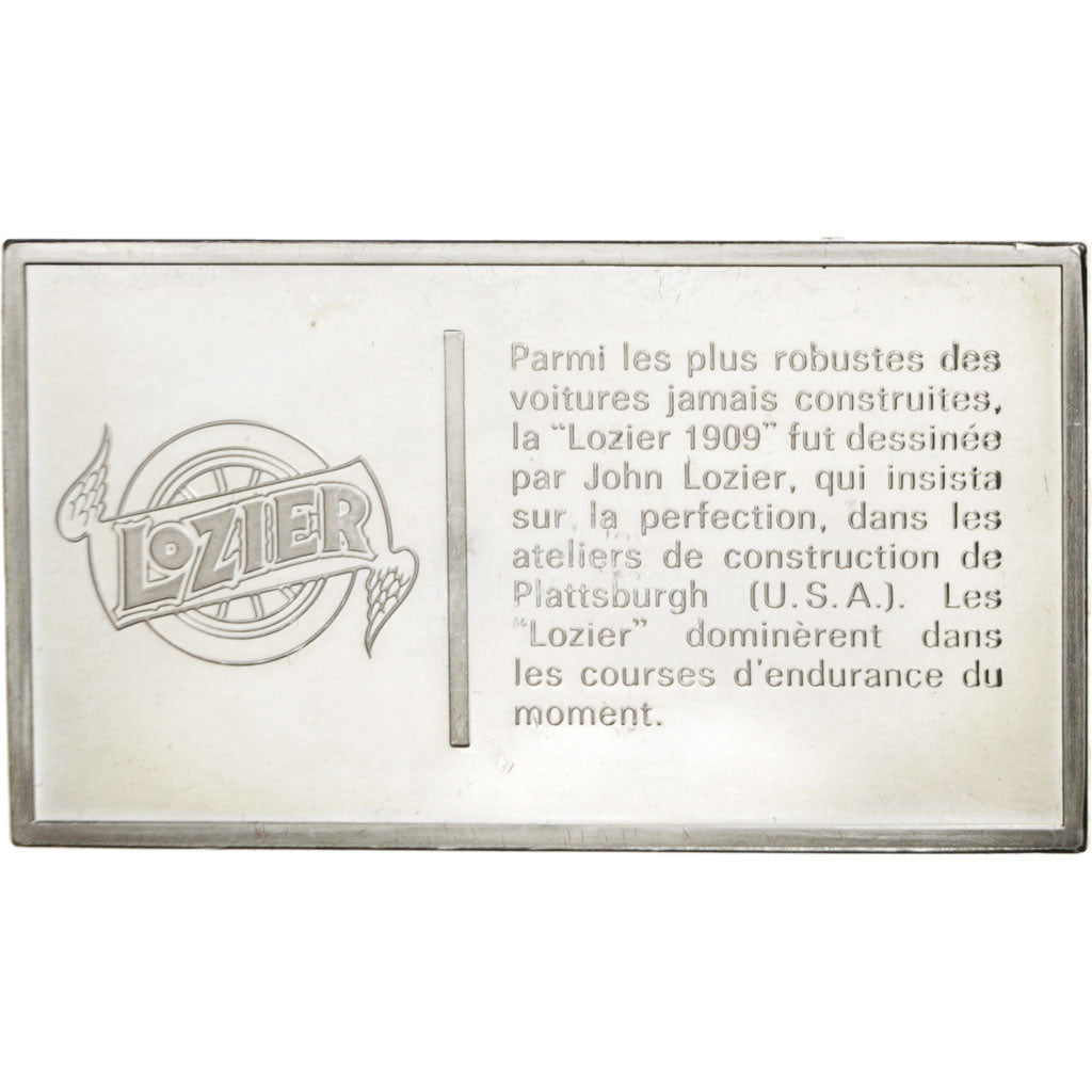France, Medal, French Fifth Republic, Automobile, MS(60-62), Silver