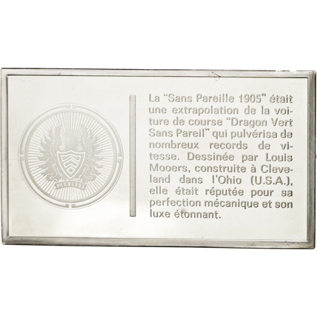 France, Medal, French Fifth Republic, Automobile, MS(60-62), Silver