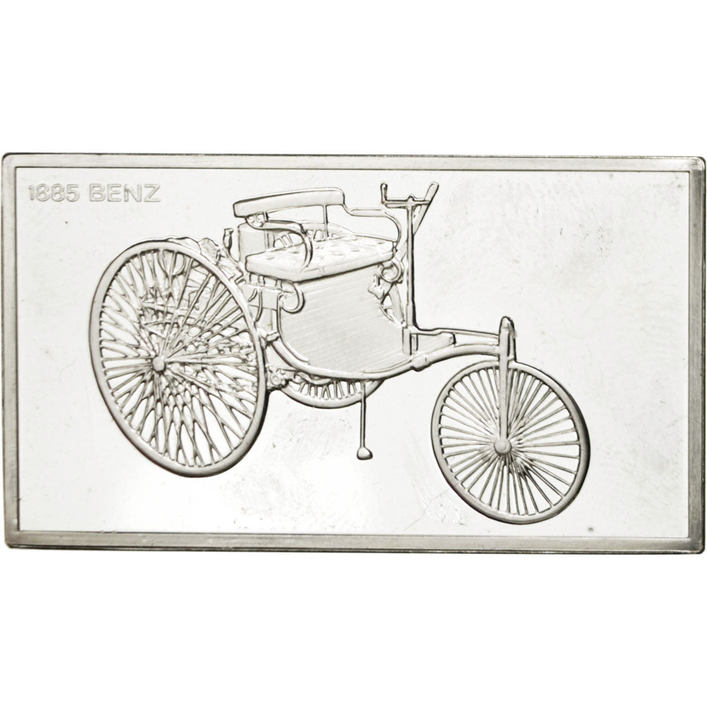 Frankrijk, Medal, French Fifth Republic, Automobile, PR+, Zilver