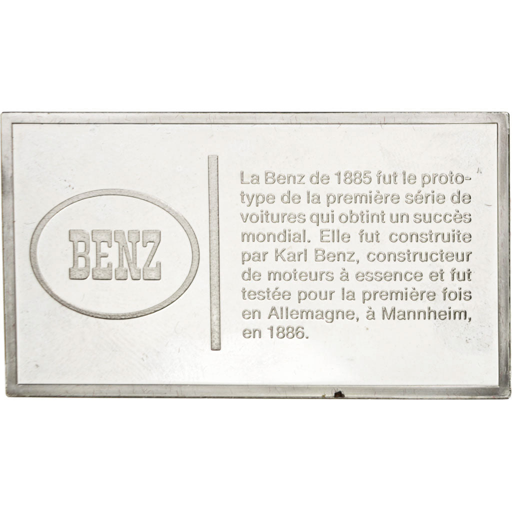 Frankrijk, Medal, French Fifth Republic, Automobile, PR+, Zilver
