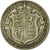 Coin, Great Britain, George V, 1/2 Crown, 1921, VF(20-25), Silver, KM:818.1a