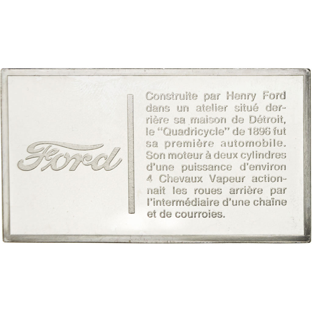 France, Medal, French Fifth Republic, Automobile, MS(60-62), Silver
