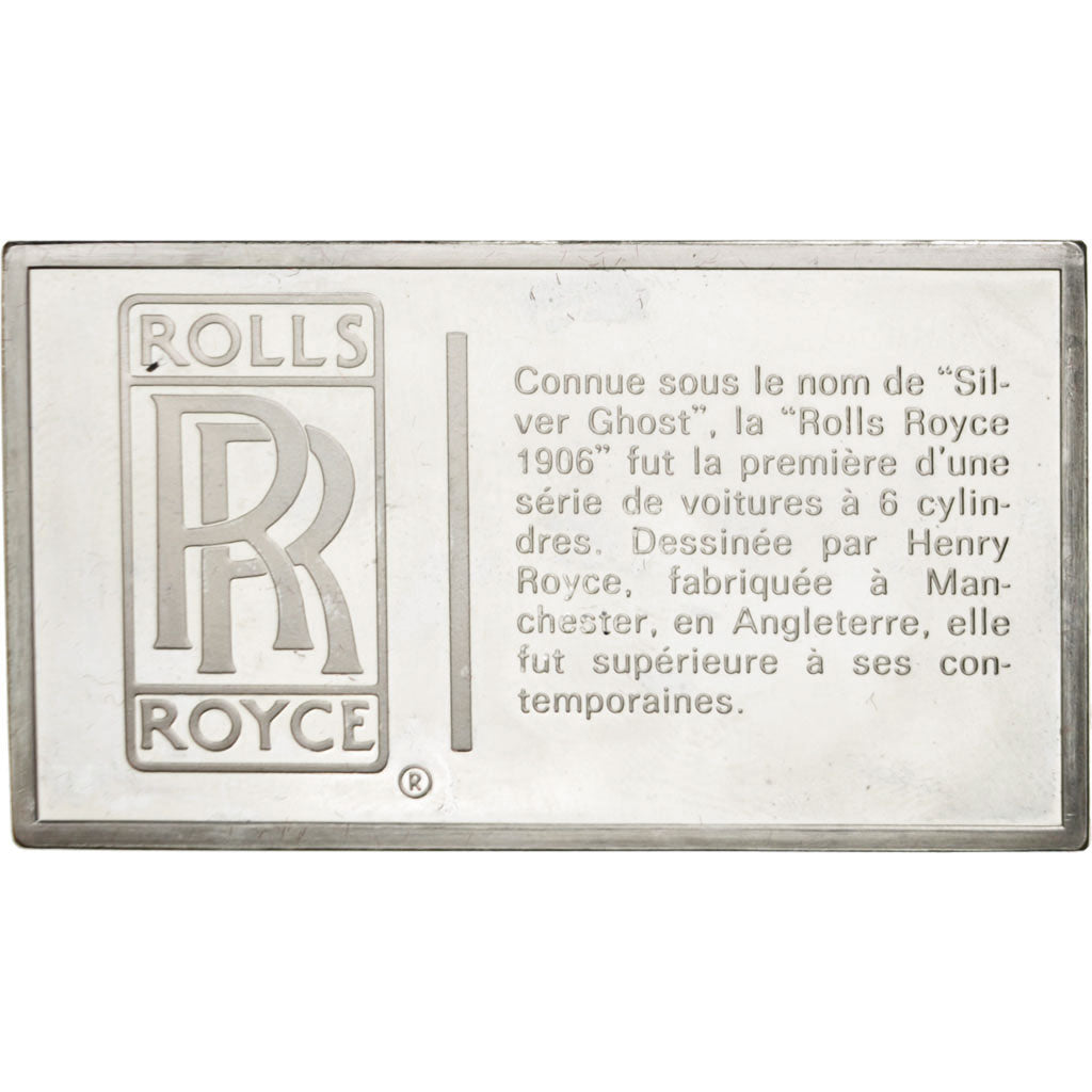 France, Medal, French Fifth Republic, Automobile, SUP+, Argent