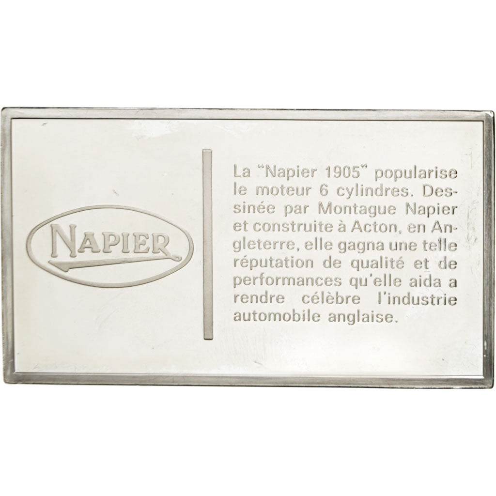 France, Medal, French Fifth Republic, Automobile, MS(60-62), Silver