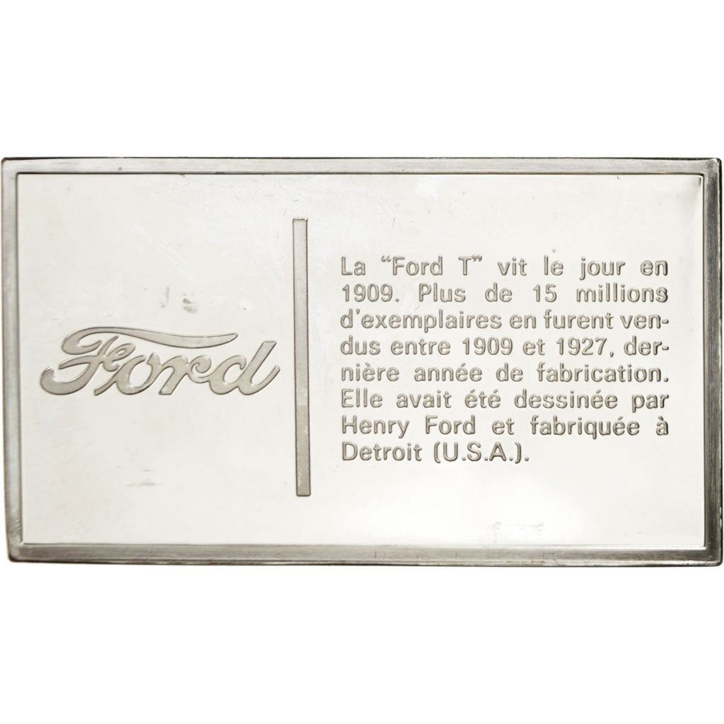 France, Medal, French Fifth Republic, Automobile, MS(60-62), Silver