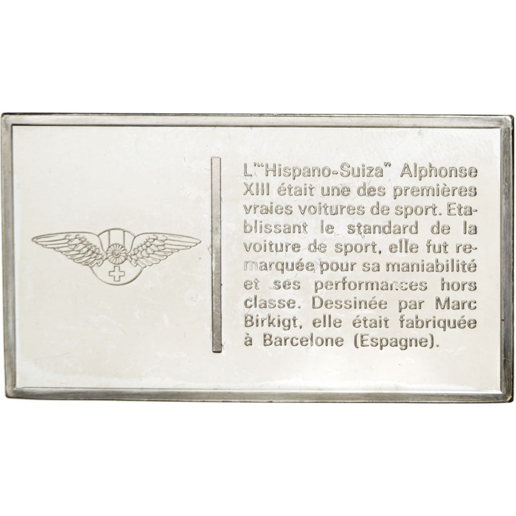 France, Medal, French Fifth Republic, Automobile, MS(60-62), Silver