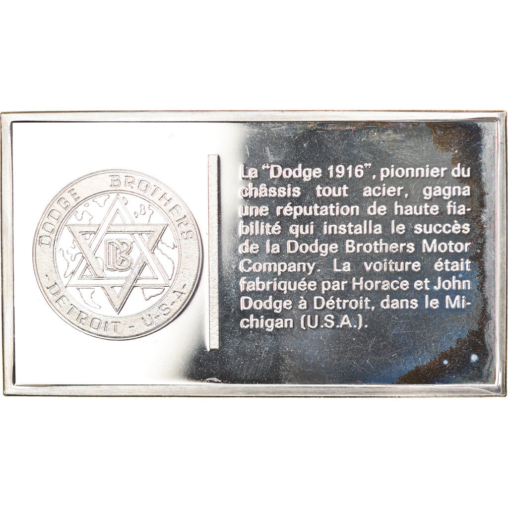 Francia, Medal, French Fifth Republic, Automobile, SPL, Argento