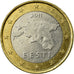 Estonia, Euro, 2011, MBC, Bimetálico, KM:67