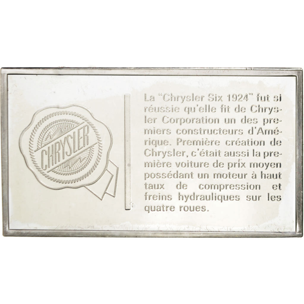 France, Medal, French Fifth Republic, Automobile, SUP+, Argent