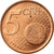 Grecia, 5 Euro Cent, 2002, BB, Acciaio placcato rame, KM:183