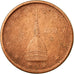 Italien, 2 Euro Cent, 2002, SS, Copper Plated Steel, KM:211