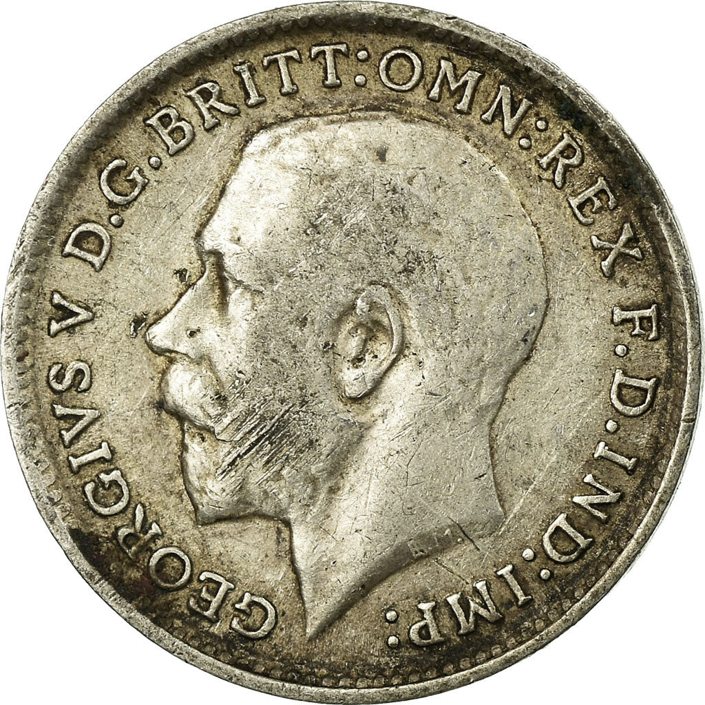 Coin, Great Britain, George V, 3 Pence, 1913, EF(40-45), Silver, KM:813