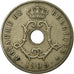 Moneta, Belgio, 25 Centimes, 1909, BB, Rame-nichel, KM:62
