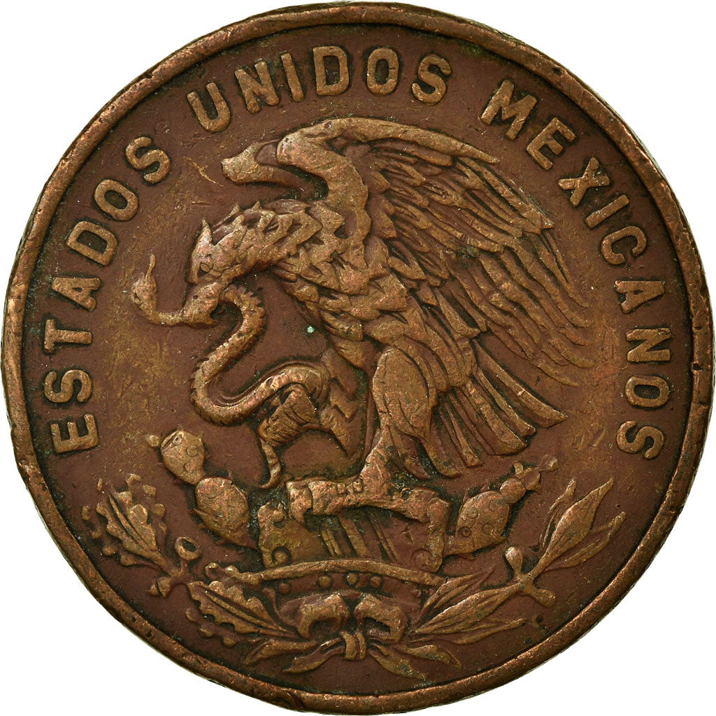 Moneda, México, 20 Centavos, 1960, Mexico City, MBC, Bronce, KM:440